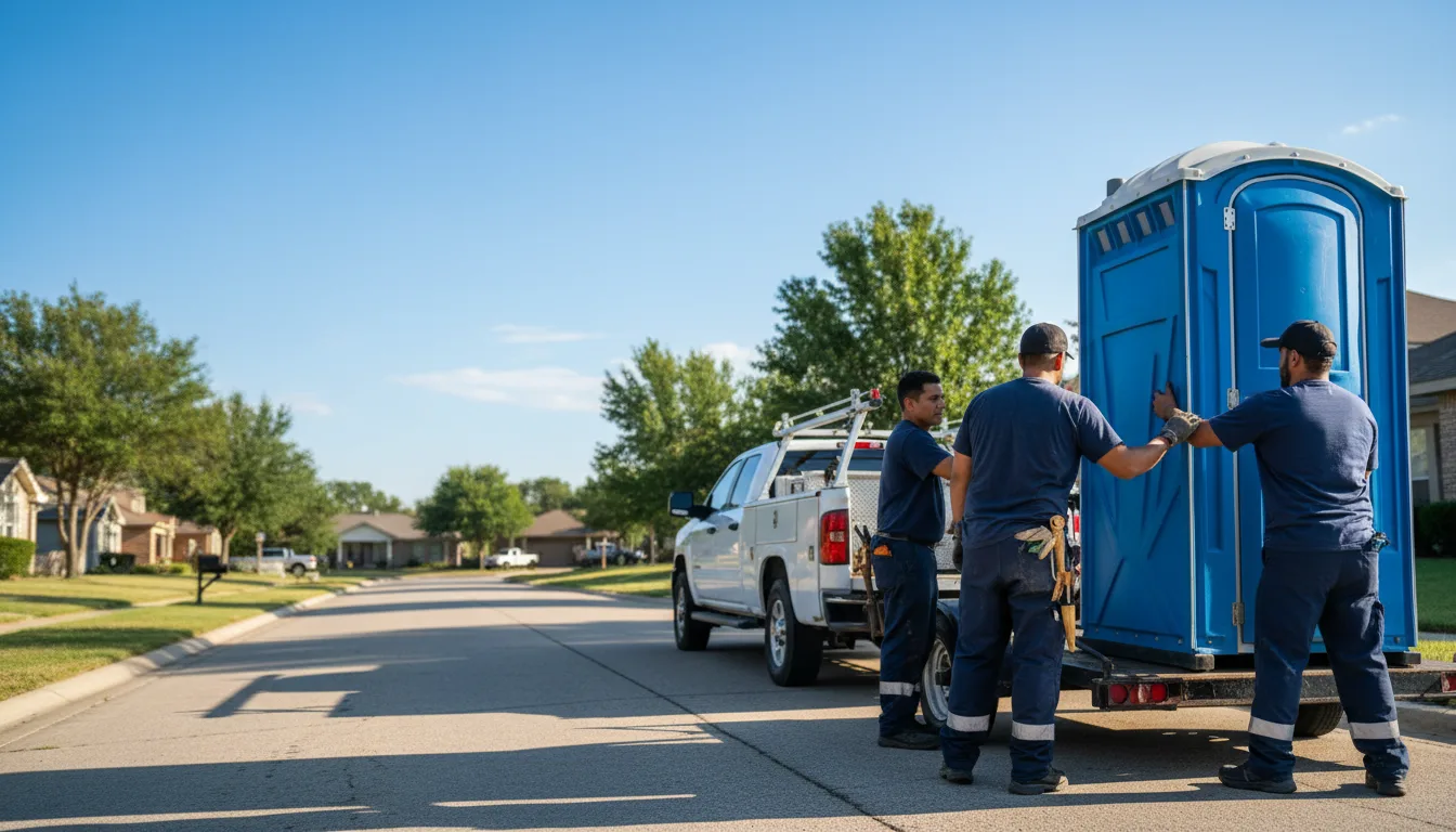 Portable Toilet Rental in Mount Pleasant, TX near me